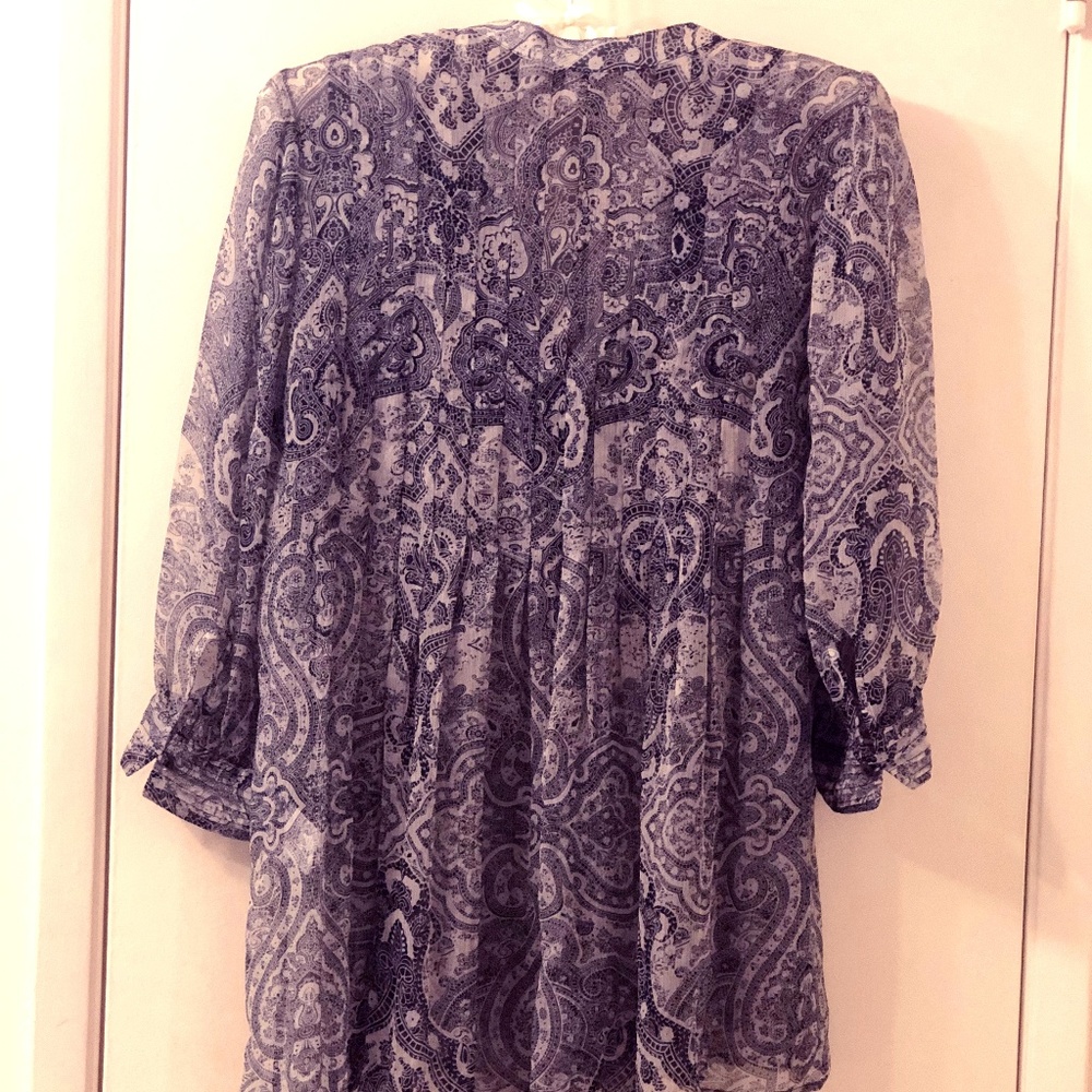 Loose chiffon top